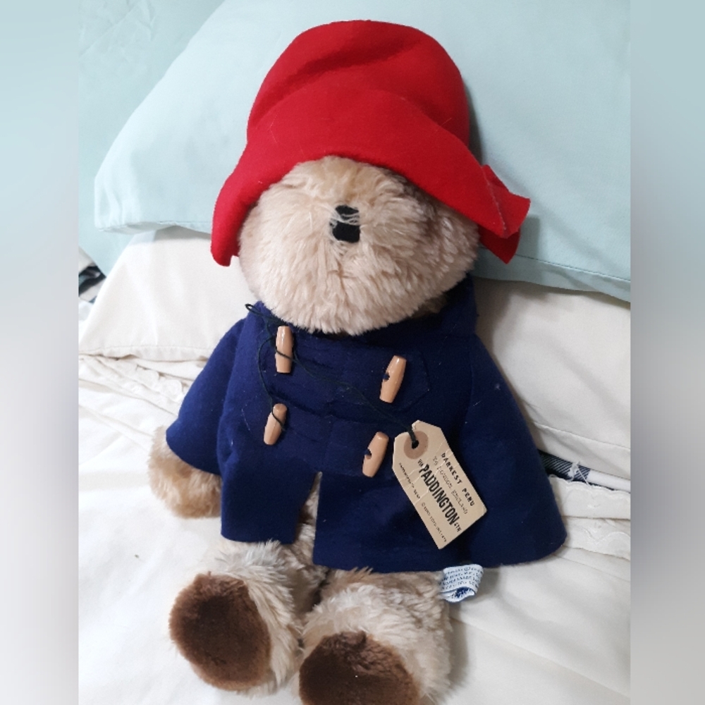 VINTAGE children's Paddington the Bear stuffed bear boy
